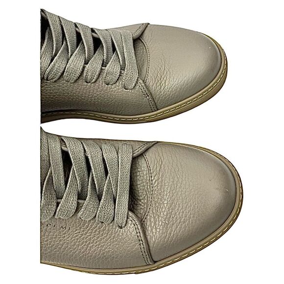 Buscemi High Top Men’s Sneaker Gray Leather Size EU 41 US 8.5  Pre-Owned - Picture 6 of 12